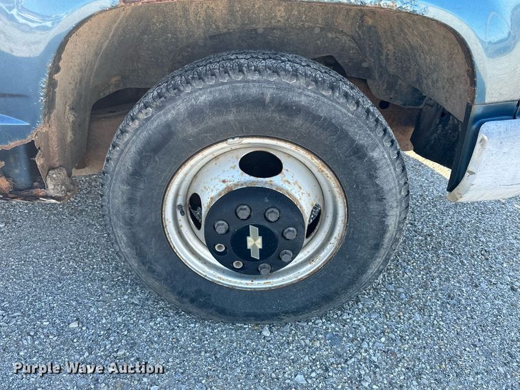 image for item OK9135 1991 Chevrolet 3500  dump bed pickup truck