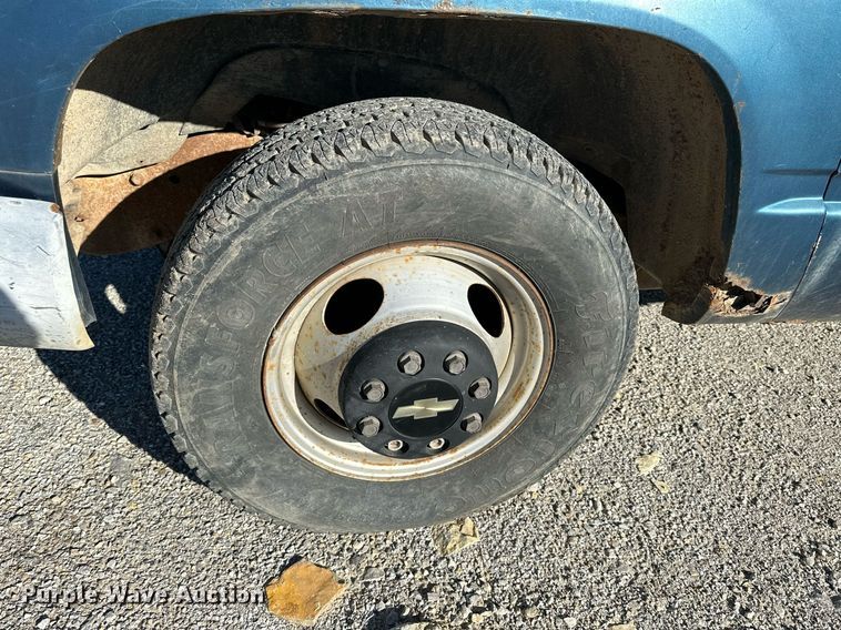 image for item OK9135 1991 Chevrolet 3500  dump bed pickup truck