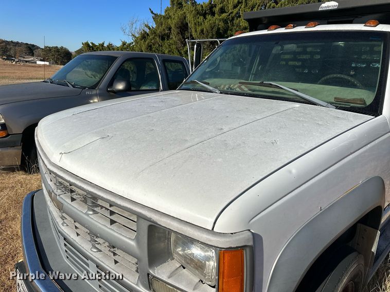 image for item OK9185 1998 Chevrolet Cheyenne C3500  dump bed pickup truck