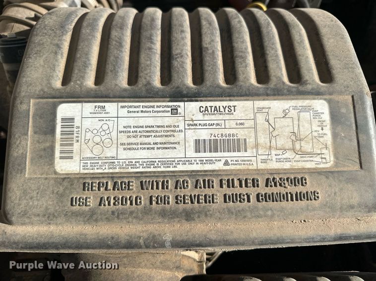 image for item OK9185 1998 Chevrolet Cheyenne C3500  dump bed pickup truck