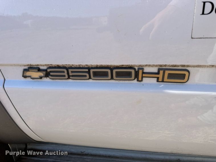 image for item OK9185 1998 Chevrolet Cheyenne C3500  dump bed pickup truck