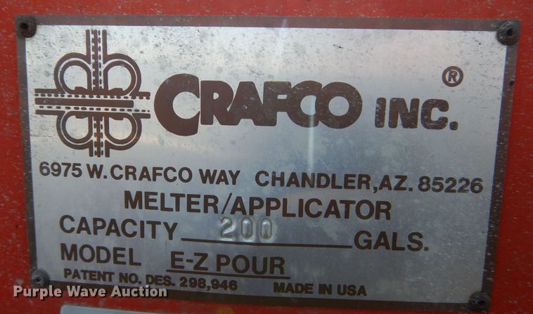 image for item OL9421 Crafco EZ Pour  melter applicator