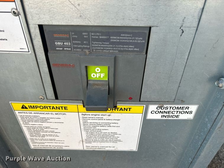 image for item OM9002 Generac  generator