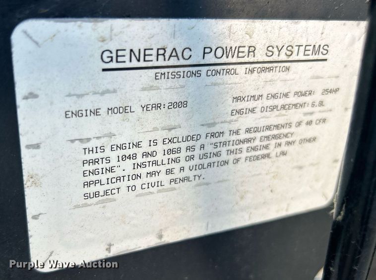 image for item OM9002 Generac  generator