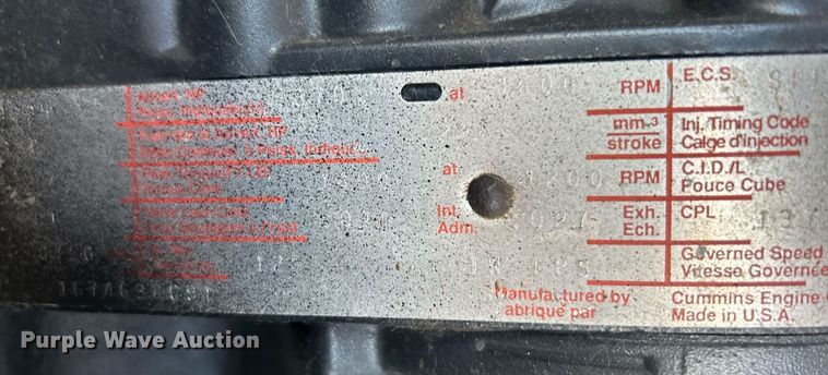 image for item OM9003 1991 International 2574  semi truck