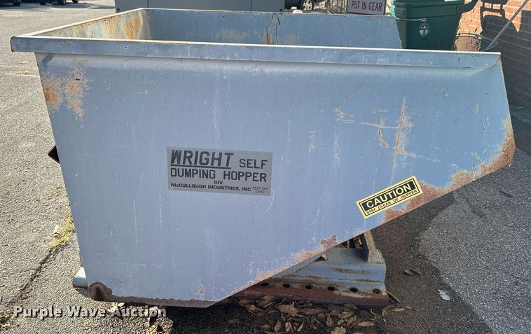 image for item OM9007 Wright self-dumping hopper
