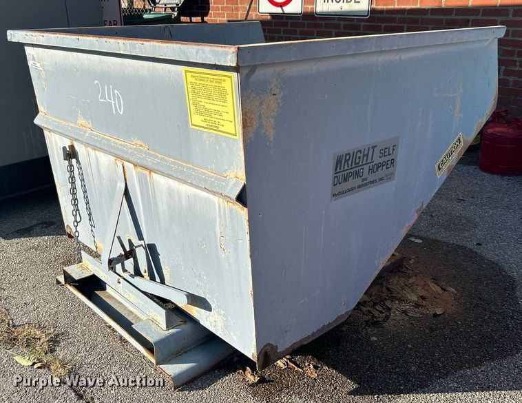 image for item OM9007 Wright self-dumping hopper