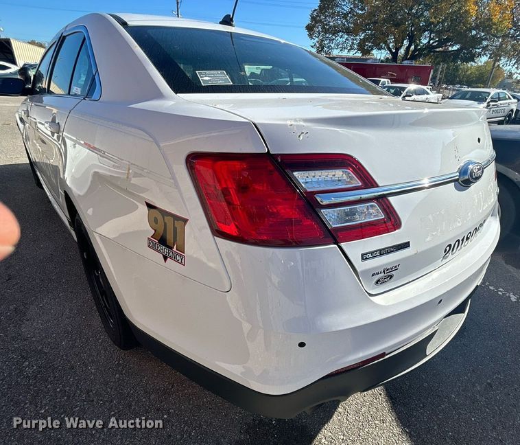 image for item OM9012 2018 Ford Taurus Police Interceptor