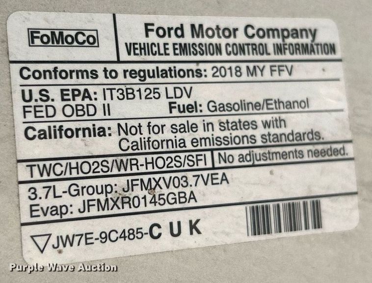 image for item OM9012 2018 Ford Taurus Police Interceptor