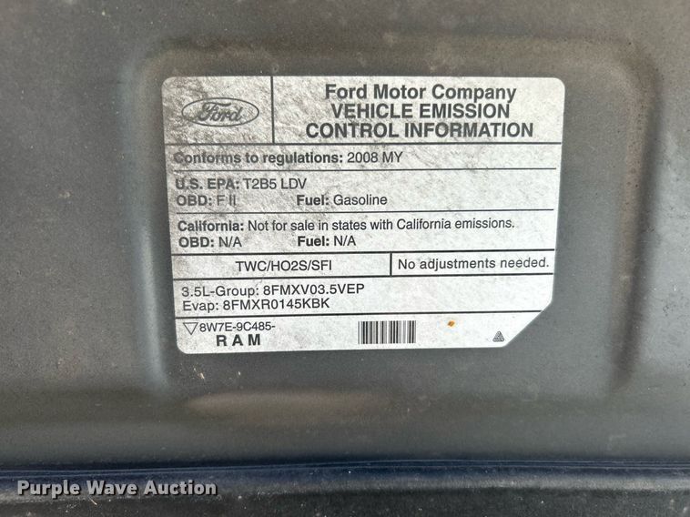 image for item OM9013 2008 Ford Taurus