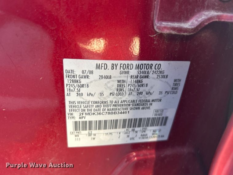 image for item OM9014 2008 Ford Edge  SUV