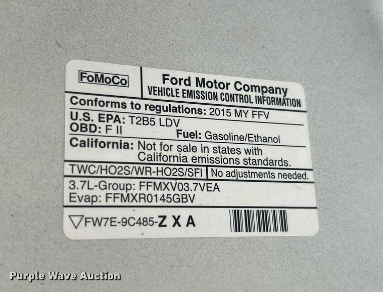 image for item OM9017 2015 Ford Taurus Police Interceptor