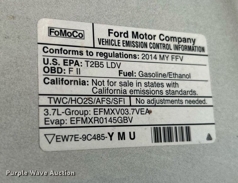 image for item OM9020 2014 Ford Taurus Police Interceptor