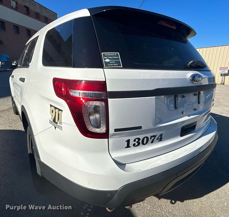 image for item OM9024 2013 Ford Explorer Police Interceptor  SUV