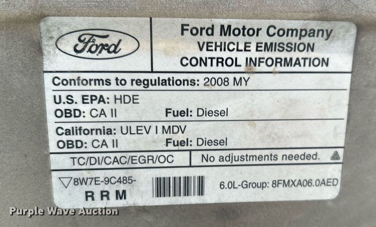 image for item OM9027 2008 Ford E350 Super Duty  van