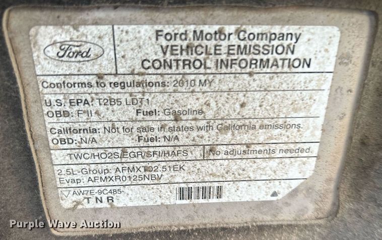 image for item OM9034 2010 Ford Escape  SUV