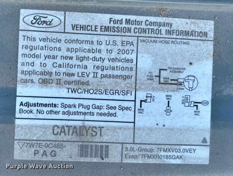 image for item OM9036 2007 Ford Taurus