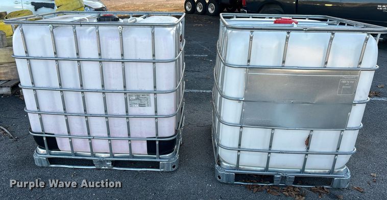 image for item OM9039 (2) 250 gallon totes