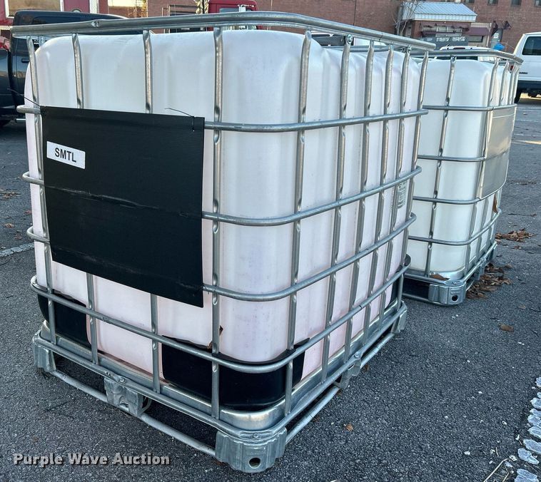 image for item OM9039 (2) 250 gallon totes