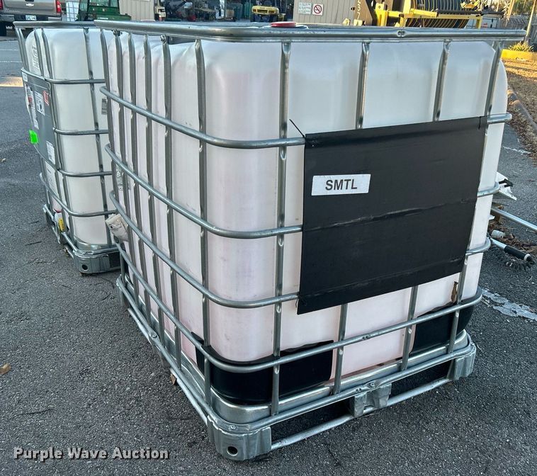 image for item OM9039 (2) 250 gallon totes
