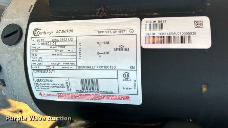 image for item OM9044 Speedaire 3JR76  air compressor