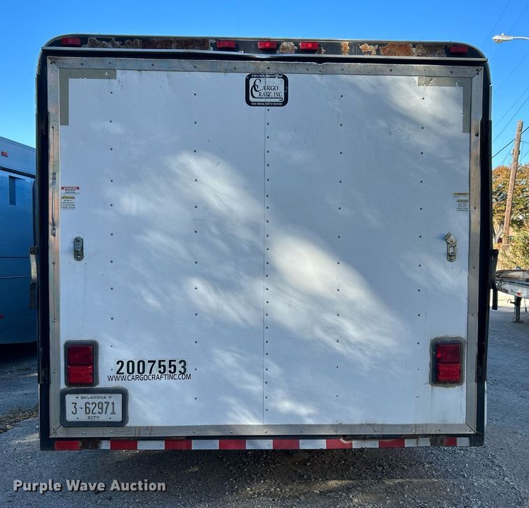 image for item OM9055 2007 Cargo Craft  enclosed cargo trailer