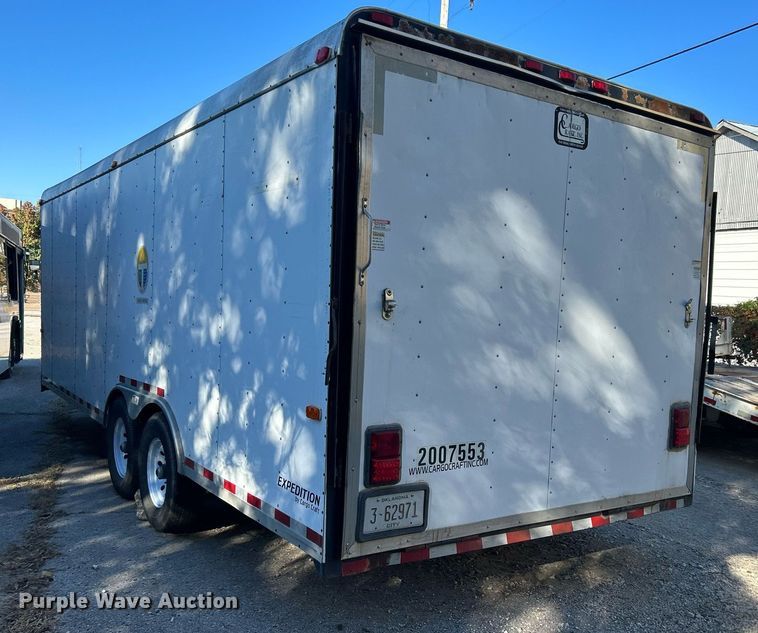 image for item OM9055 2007 Cargo Craft  enclosed cargo trailer