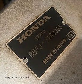 image for item OM9068 2015 Honda  outboard engine