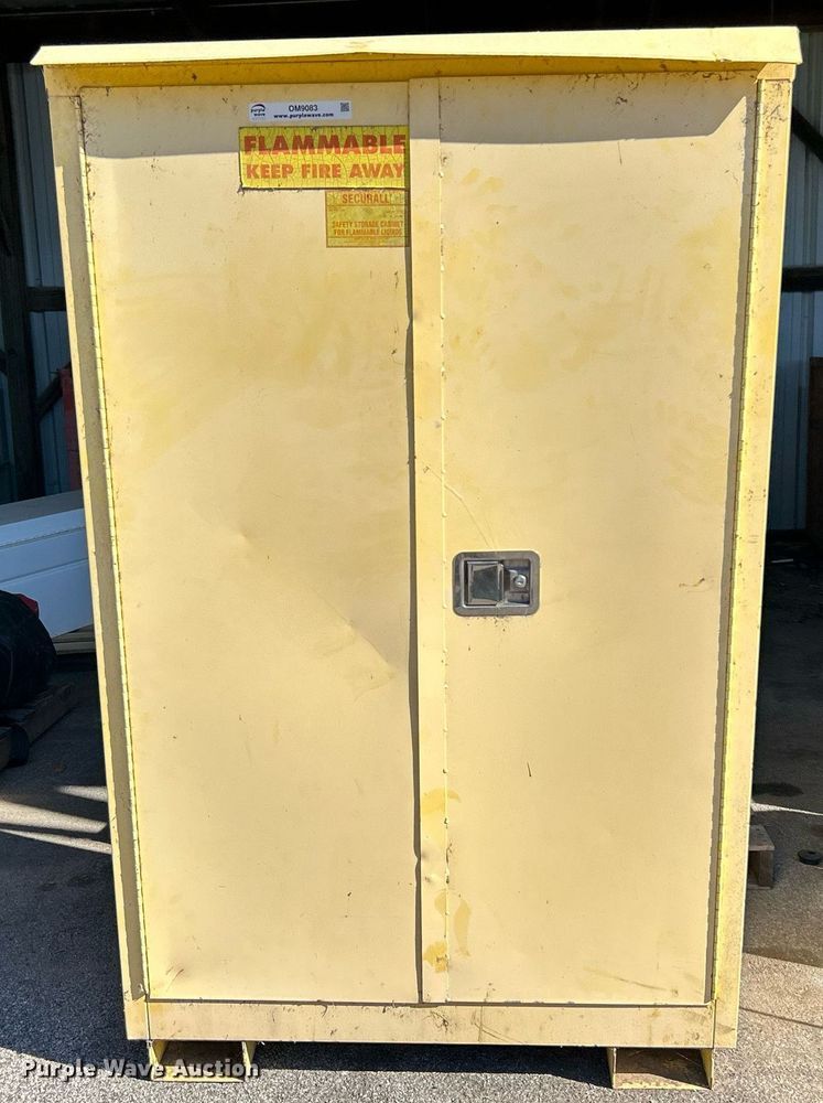 image for item OM9083 (2) flammable storage cabinets