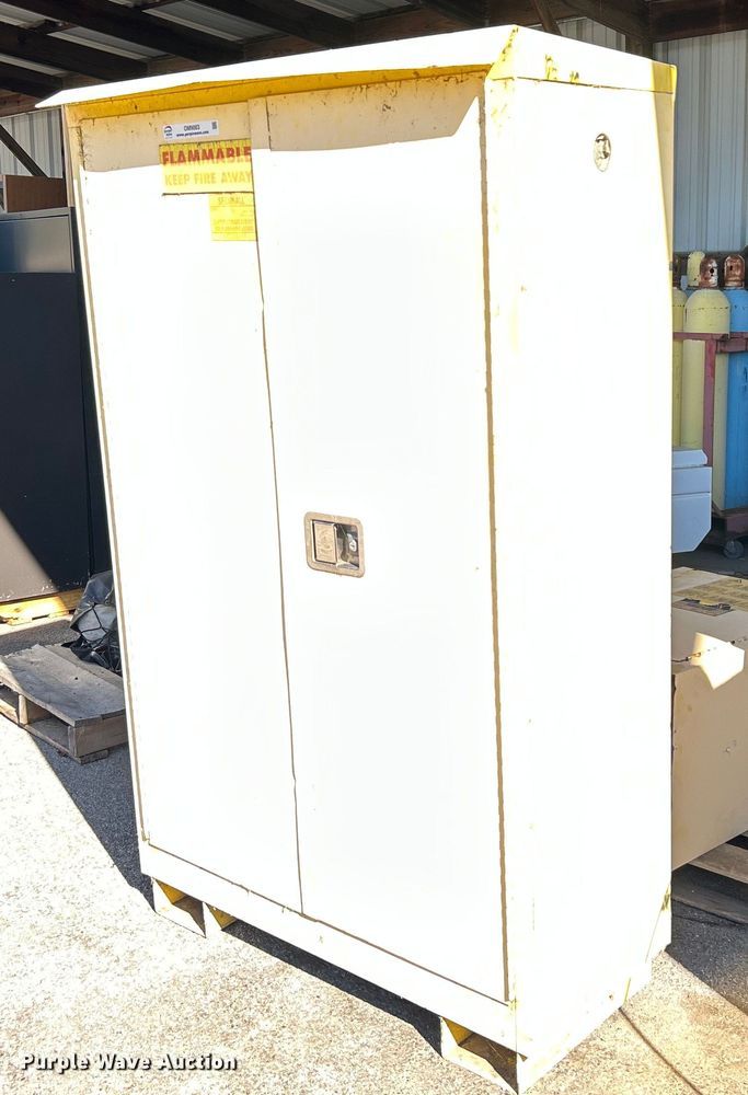 image for item OM9083 (2) flammable storage cabinets