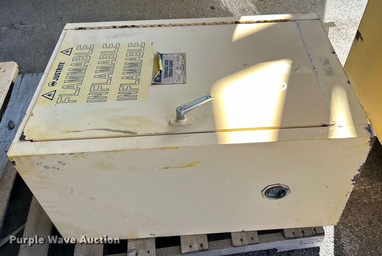 image for item OM9083 (2) flammable storage cabinets