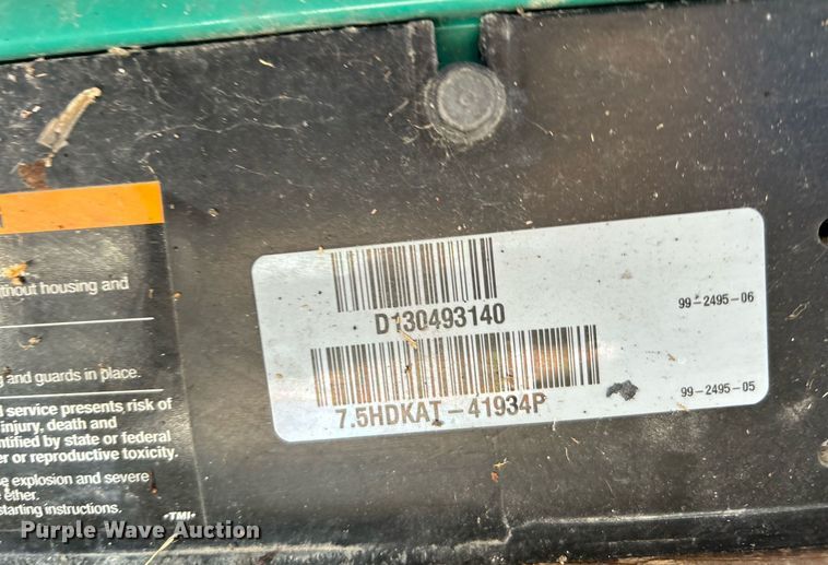 image for item OM9085 Onan 7.5DKAT-41934P  generator