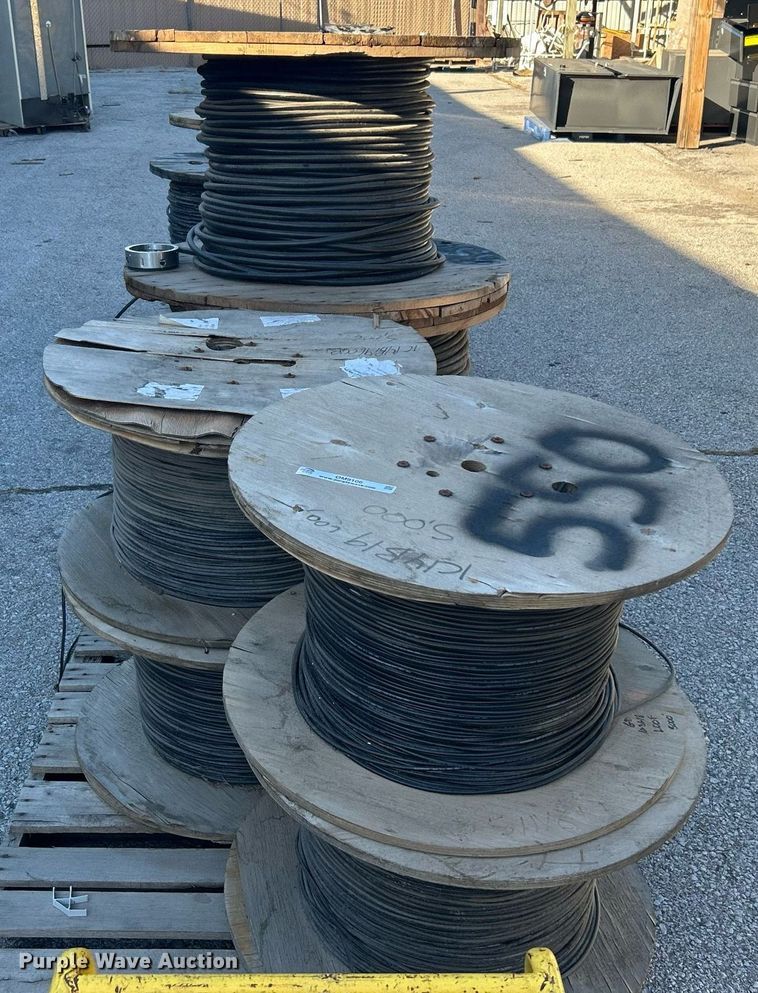 image for item OM9106 (9) spools of fiber optic cable