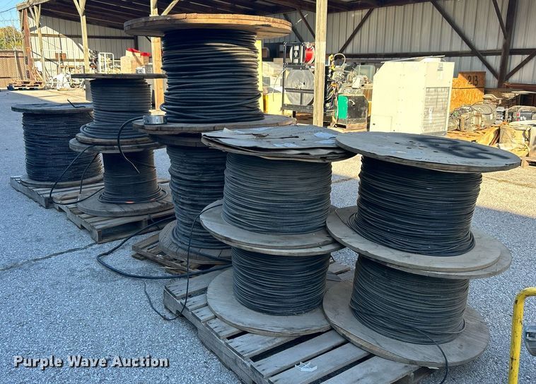 image for item OM9106 (9) spools of fiber optic cable