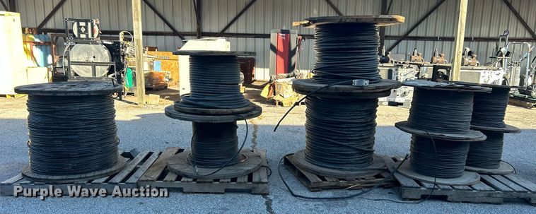 image for item OM9106 (9) spools of fiber optic cable