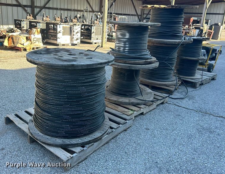 image for item OM9106 (9) spools of fiber optic cable