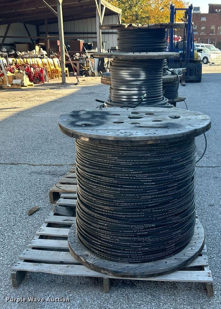 image for item OM9106 (9) spools of fiber optic cable