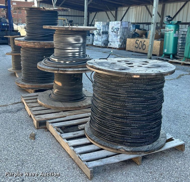 image for item OM9106 (9) spools of fiber optic cable