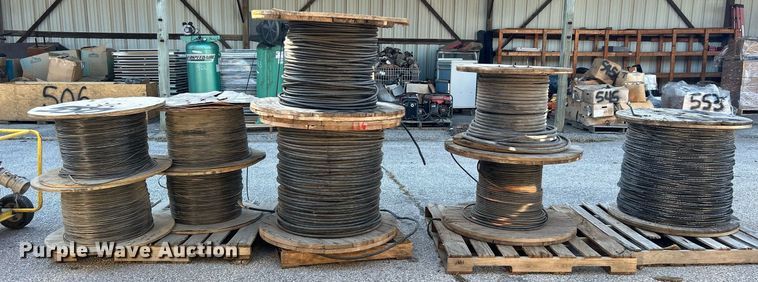 image for item OM9106 (9) spools of fiber optic cable