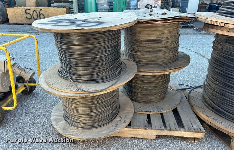 image for item OM9106 (9) spools of fiber optic cable