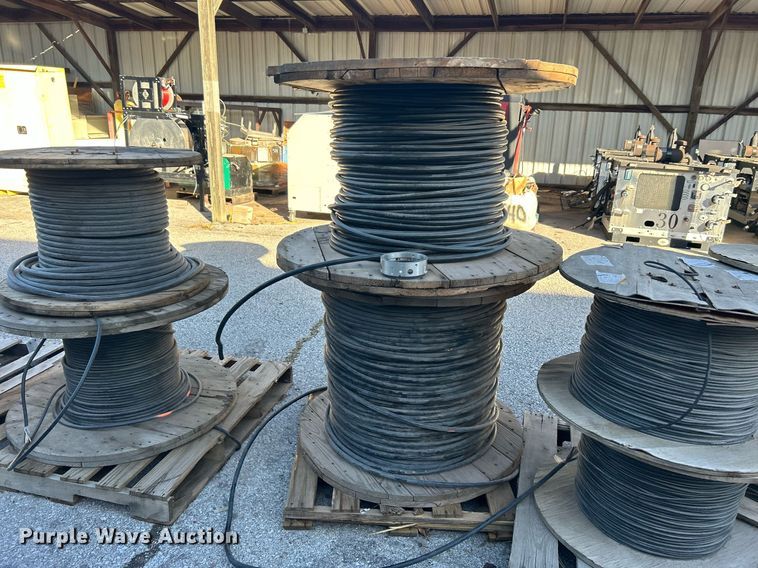 image for item OM9106 (9) spools of fiber optic cable
