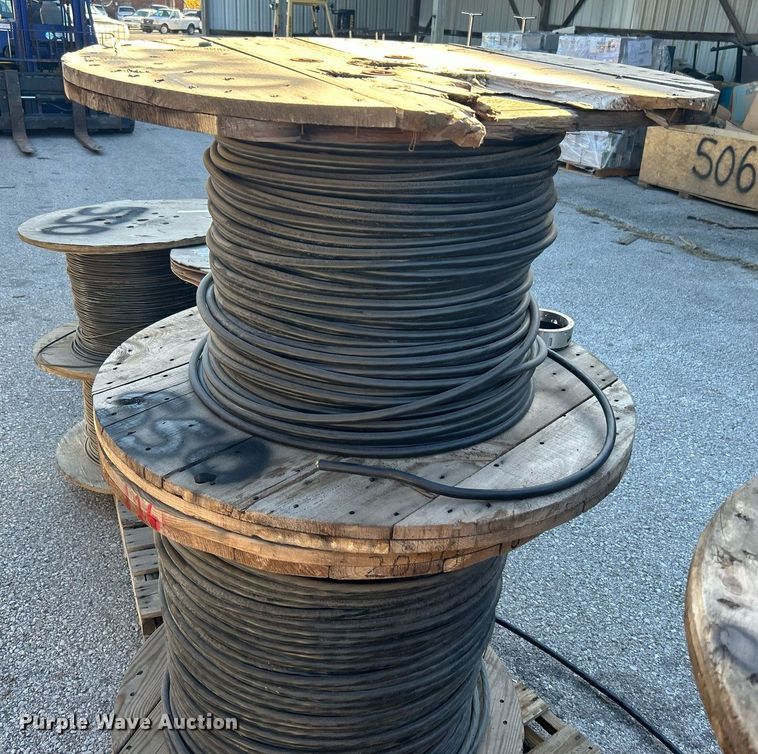 image for item OM9106 (9) spools of fiber optic cable