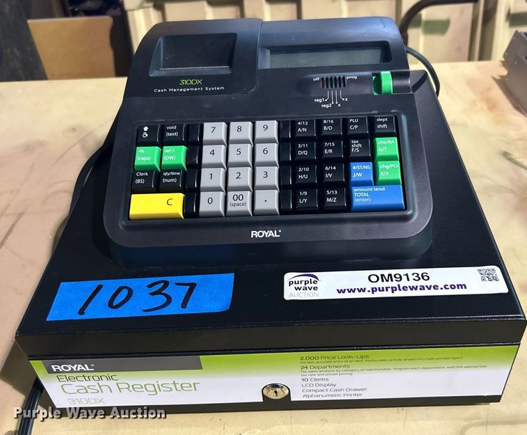 image for item OM9136 Royal 310DX cash register
