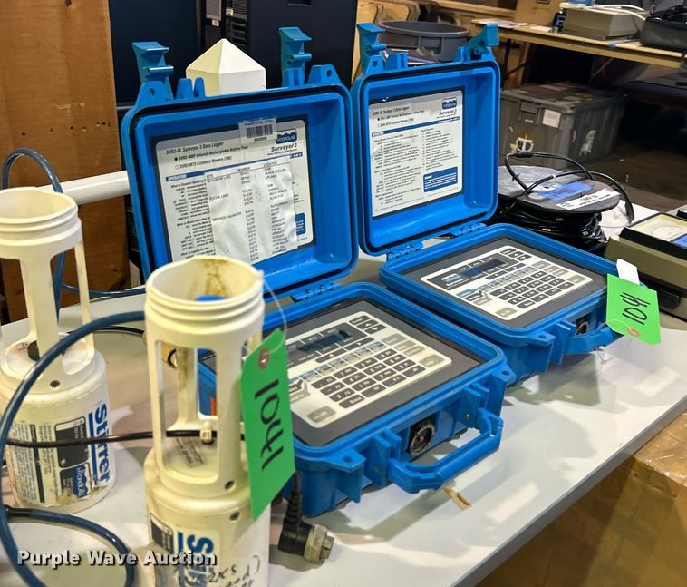 image for item OM9158 (2) Hydrolab Surveyor 3 water testing systems