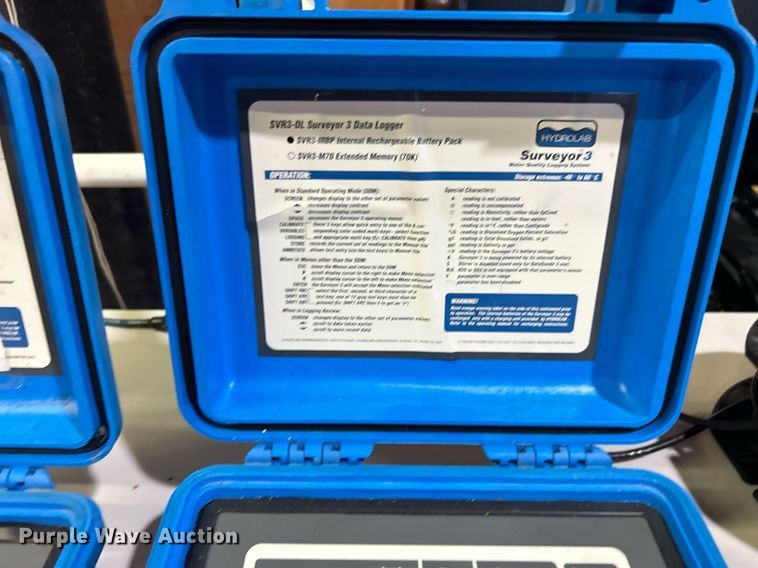 image for item OM9158 (2) Hydrolab Surveyor 3 water testing systems
