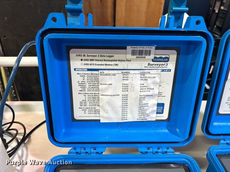 image for item OM9158 (2) Hydrolab Surveyor 3 water testing systems