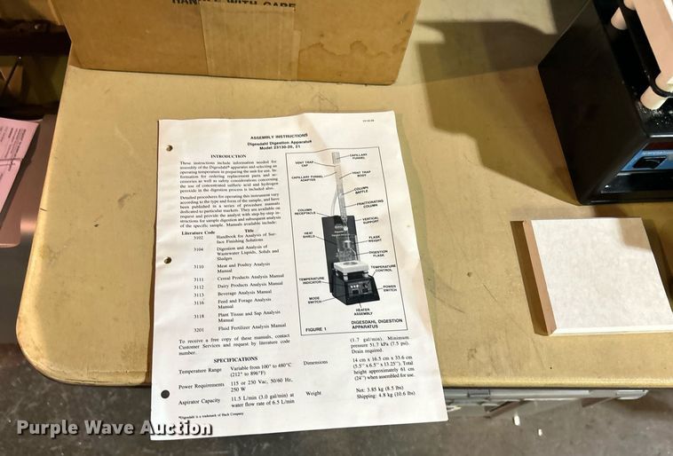 image for item OM9162 Hach Digesdahl Digestion Apparatus water testing equipment