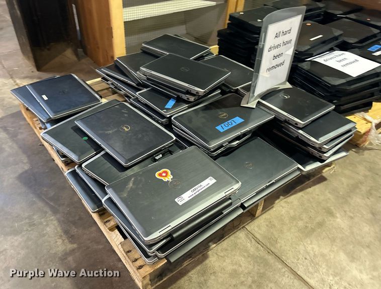 image for item OM9166 Approximately (50) Dell laptops