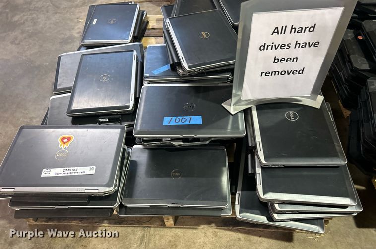 image for item OM9166 Approximately (50) Dell laptops