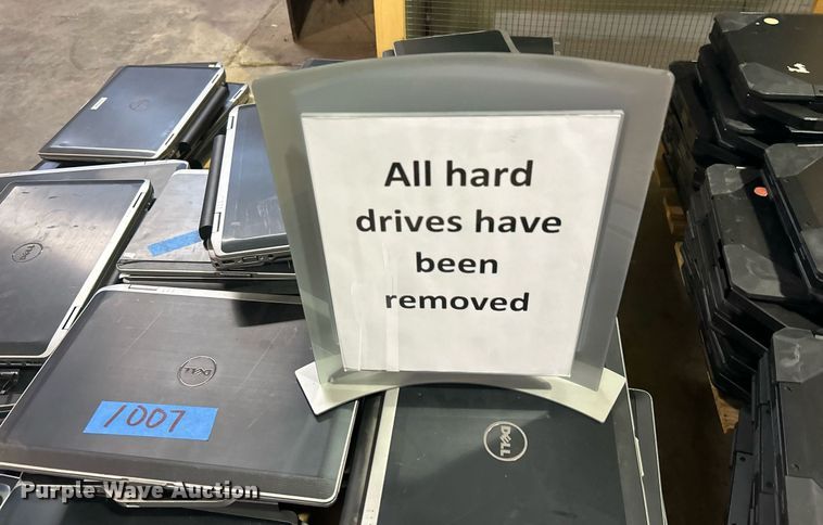 image for item OM9166 Approximately (50) Dell laptops